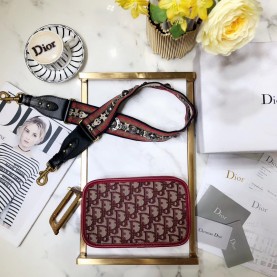 [premium] D 디* 캔버스 카메라백 블랙톤 CAMERA BAG 22CM