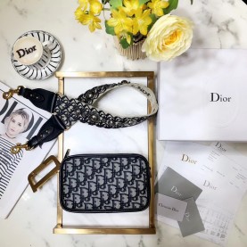 [premium] D 디* 캔버스 카메라백 블랙톤 CAMERA BAG 22CM