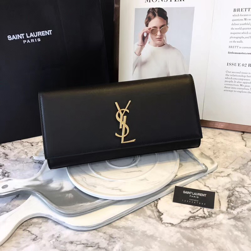 [premium] S 생로* YSL로고 클러치 핸드백 27CM