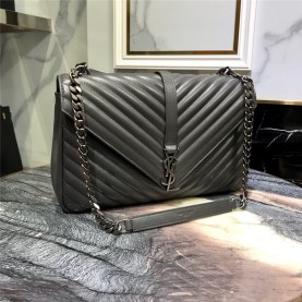 [premium] S 세**로* 사첼백 은장 토트&숄더 32CM