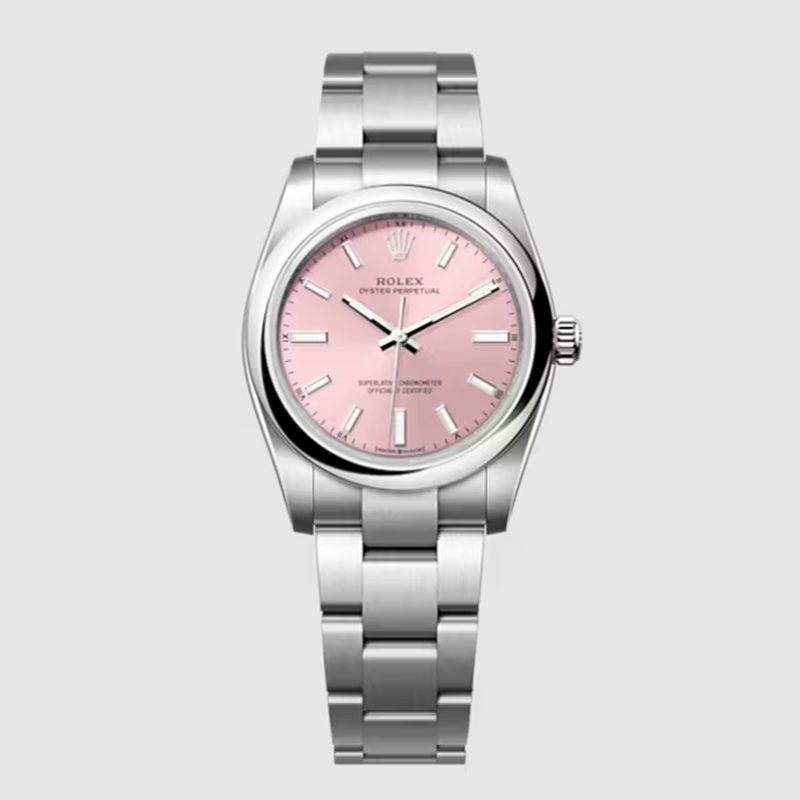 [premium] R 롤렉* 오이스터 퍼페추얼 오토매틱 36mm 핑크오이스터