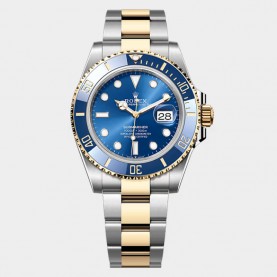 [premium] R 롤렉* 서브마리너 데이트 41MM 로얄 블루 오이스터 오토매틱 시계