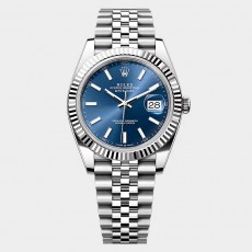 [premium] R 롤렉* 데이트저스트 41MM 브라이트 블루 쥬빌리 오토매틱 시계