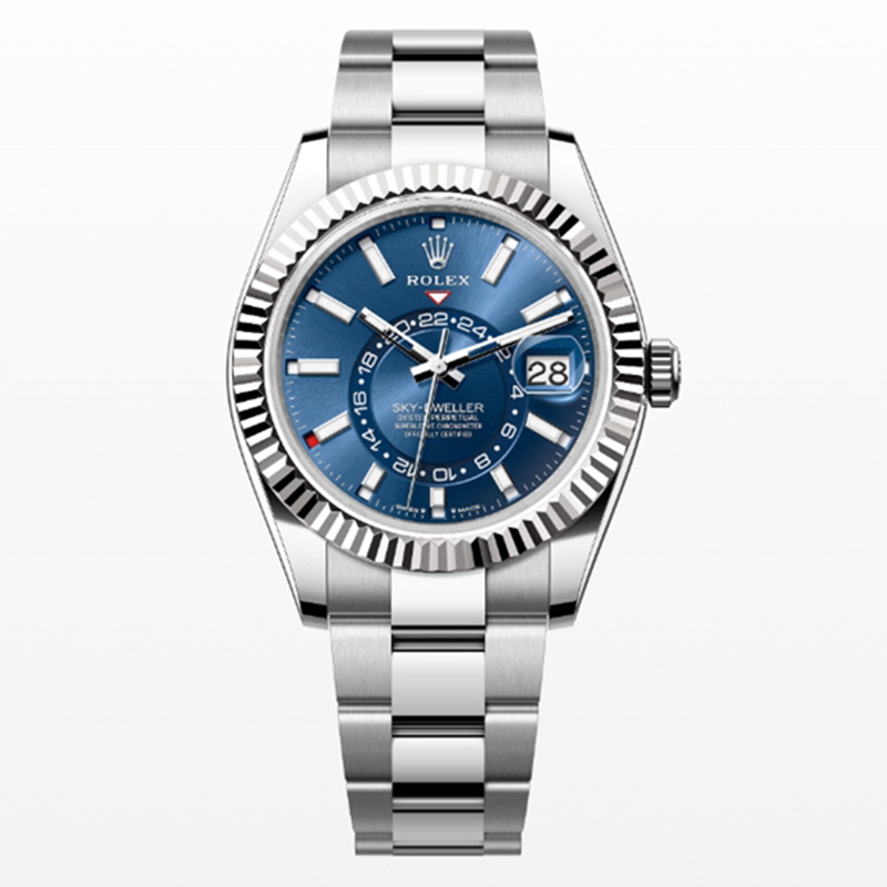 [premium] R 롤렉* 스카이드웰러 오이스터 42MM 오토매틱 워치