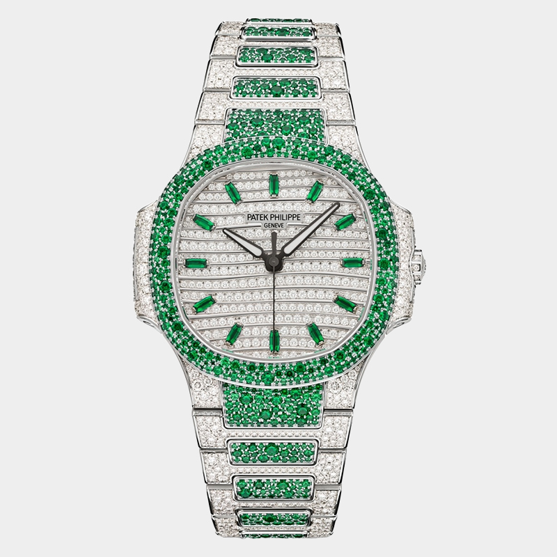 [premium] P 파텍** 노틸러스 HAUTE JOAILLERIE 오토매틱 35.2MM 시계