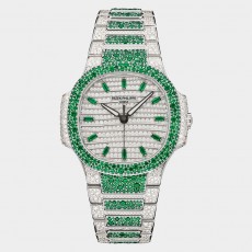 [premium] P 파텍** 노틸러스 HAUTE JOAILLERIE 오토매틱 35.2MM 시계